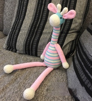 CHIKO PIKO DIY Crochet Giraffe Kit with Yarn & Tutorial