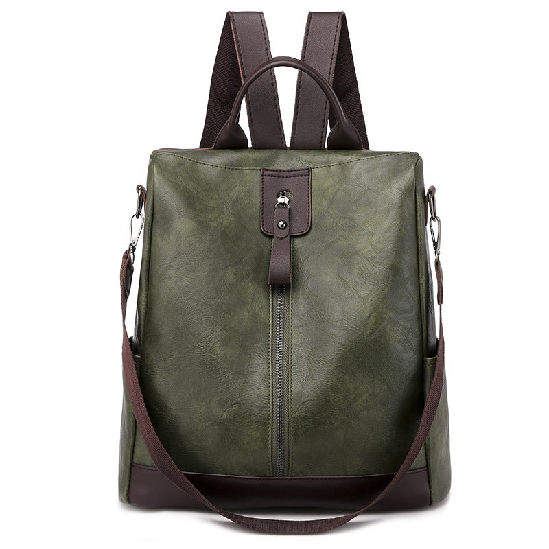 Large Capacity Anti-Theft Backpack for Women (PU Leather)