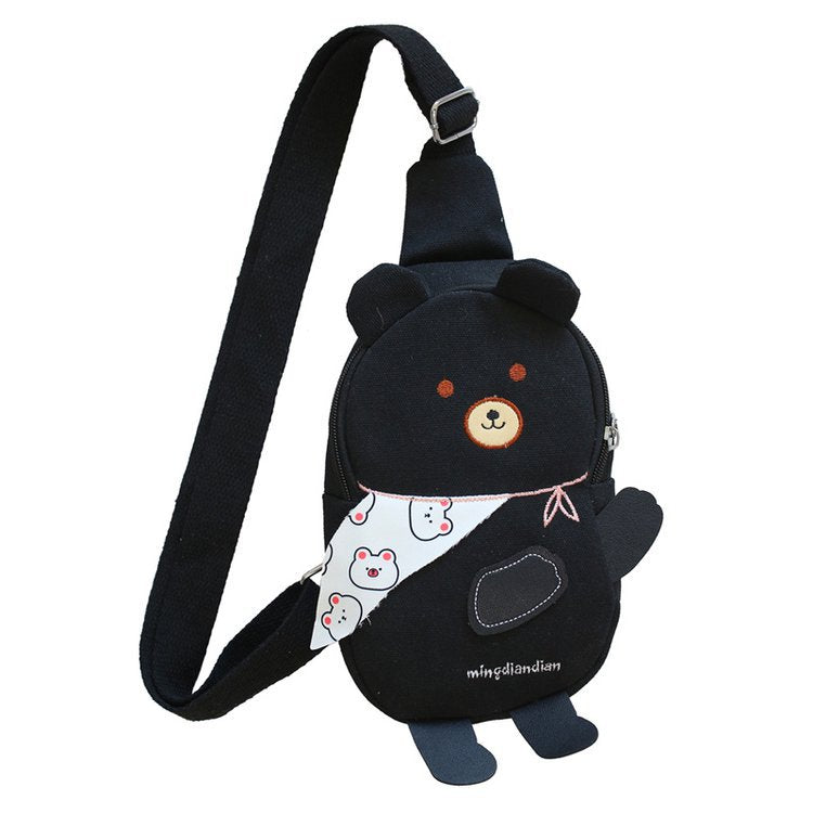 Funny Personality Canvas Messenger Shoulder Bag