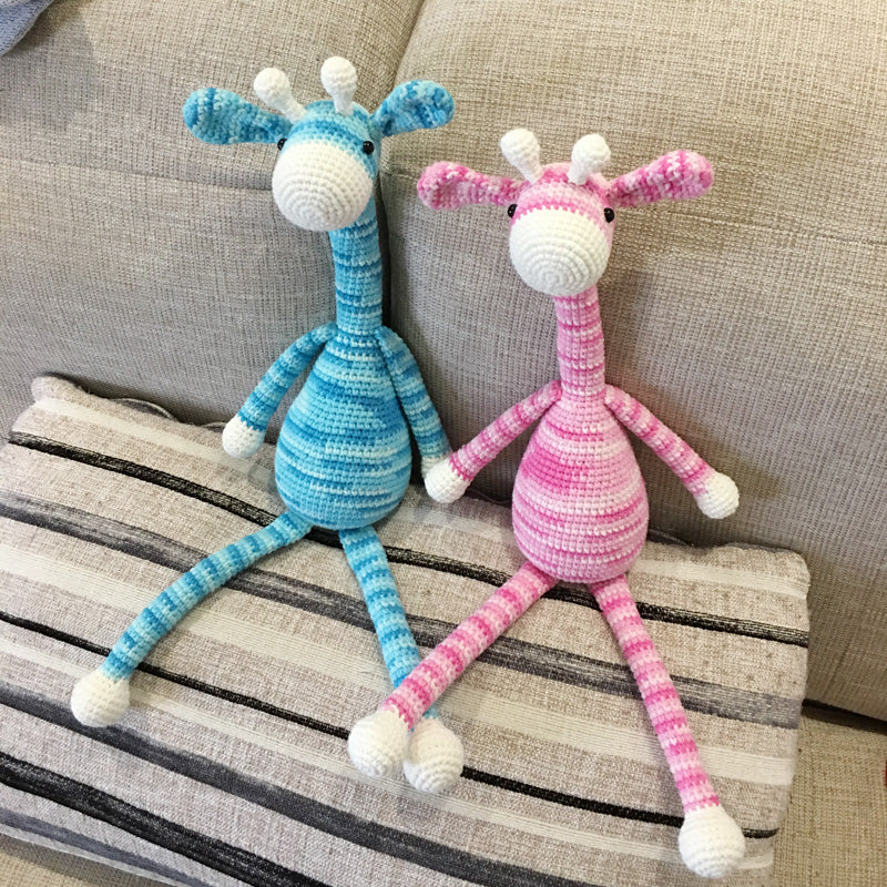 CHIKO PIKO DIY Crochet Giraffe Kit with Yarn & Tutorial