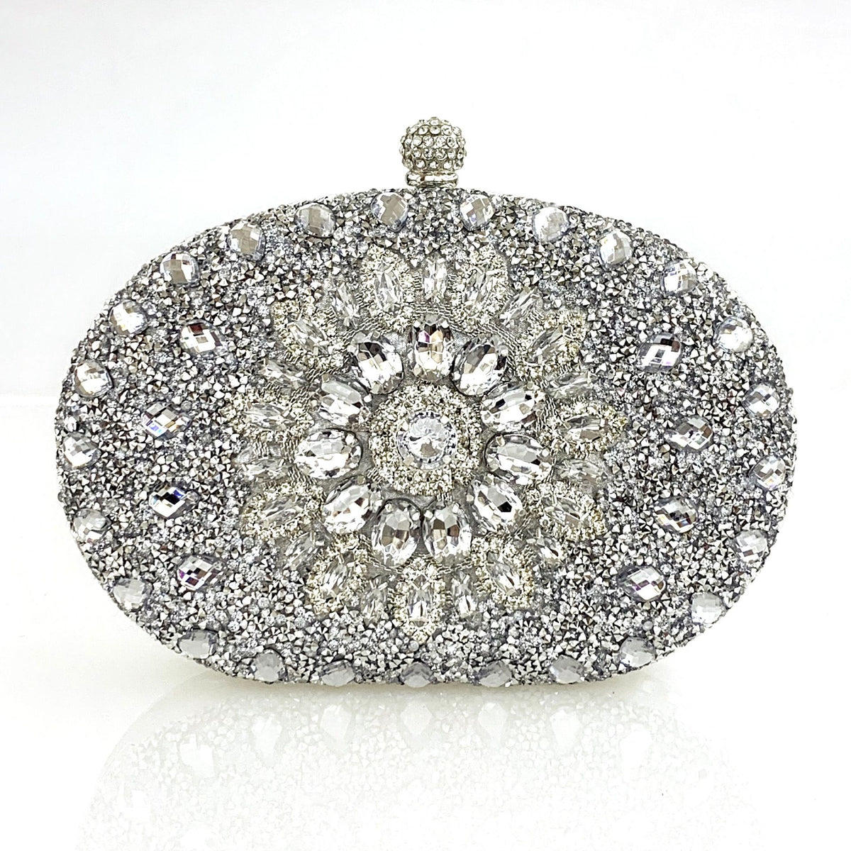Sunflower Rhinestone Evening Bag, Clutch & Crossbody