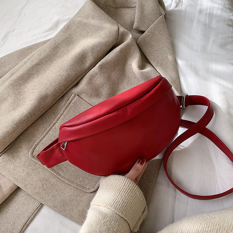 Fashionable Shoulder Crossbody Bag - Versatile Dumpling Style