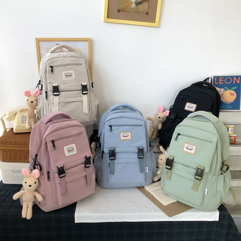 Waterproof Nylon Women's Backpack for School and Travel