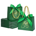 Gift Bags with Handles — 50 Pack (Green)