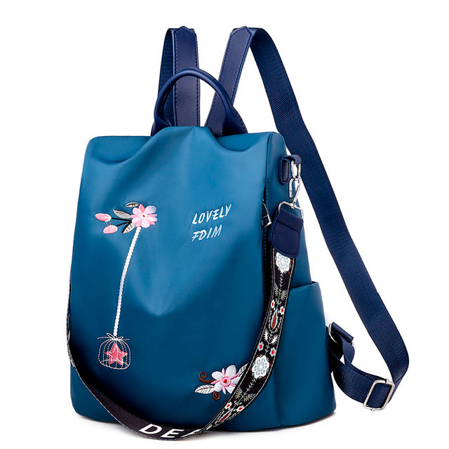 Waterproof Oxford Women's Anti-Theft Fashion Backpack