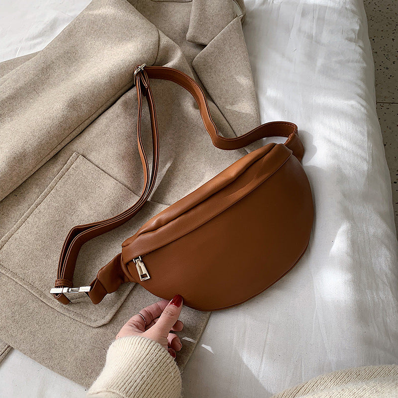 Fashionable Shoulder Crossbody Bag - Versatile Dumpling Style