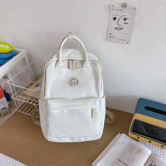 Waterproof Nylon Women Backpack for Travel and School
