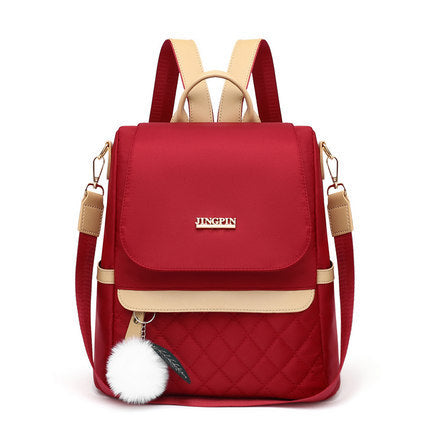Fashion Anti-Theft Solid Color Women’s Travel Backpack