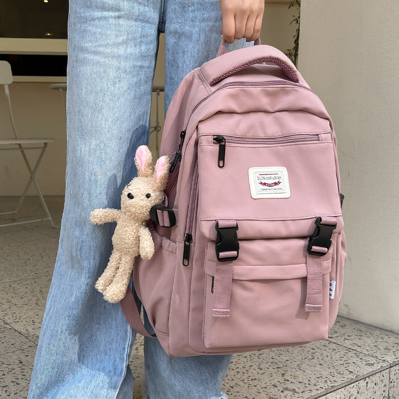 Waterproof Nylon Women's Backpack for School and Travel