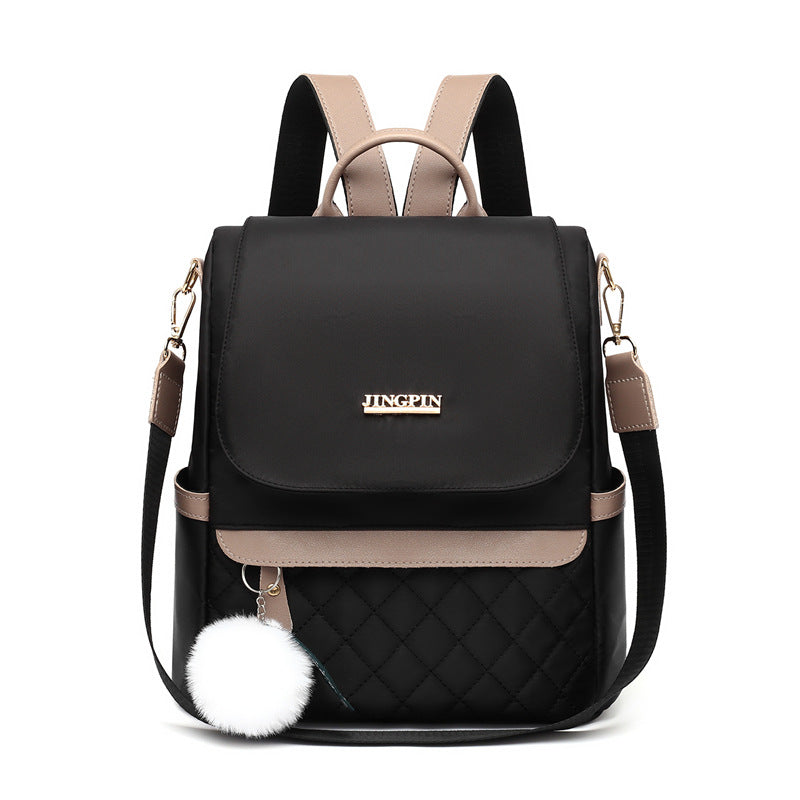 Fashion Anti-Theft Solid Color Women’s Travel Backpack