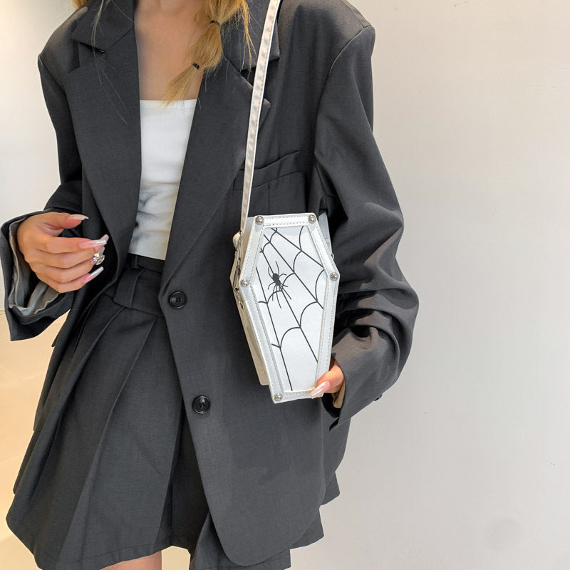 Spooky Coffin-Shape Mini Handbag