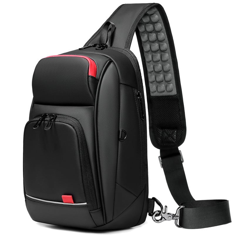Men's Shoulder Messenger Chest Bag Small Backpack