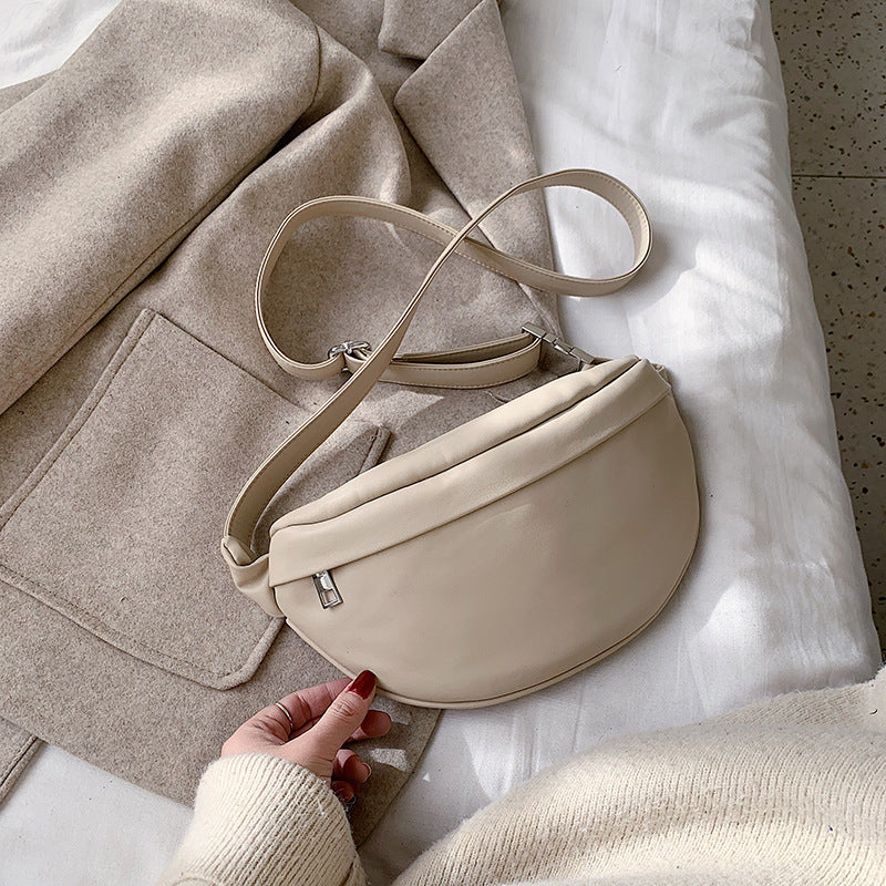 Fashionable Shoulder Crossbody Bag - Versatile Dumpling Style