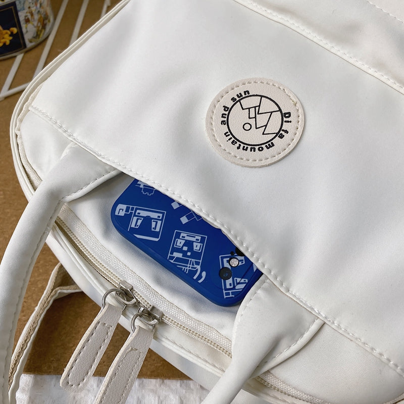 Waterproof Nylon Women Backpack for Travel and School
