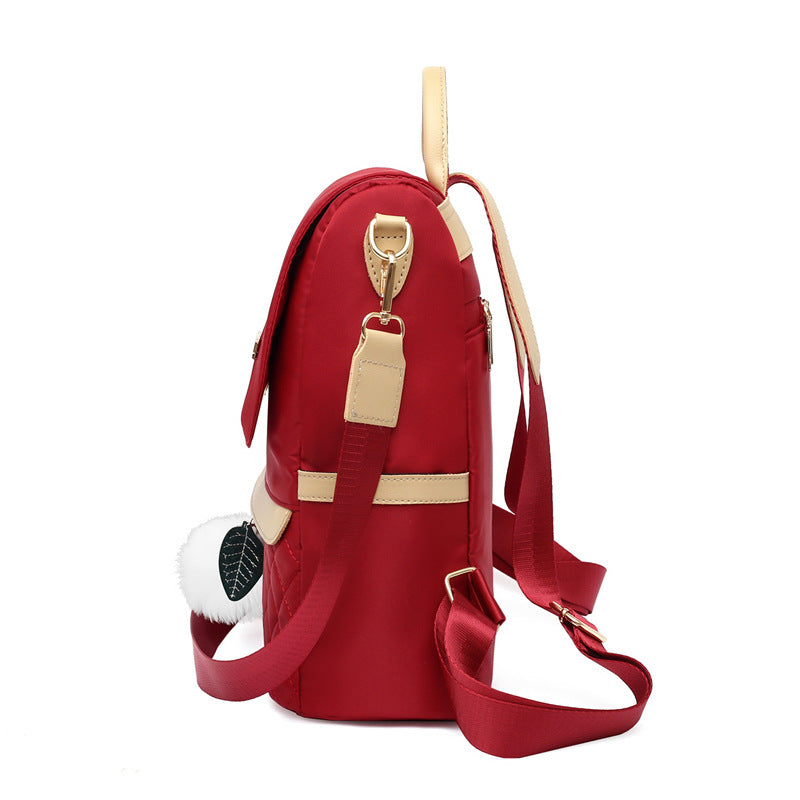 Fashion Anti-Theft Solid Color Women’s Travel Backpack