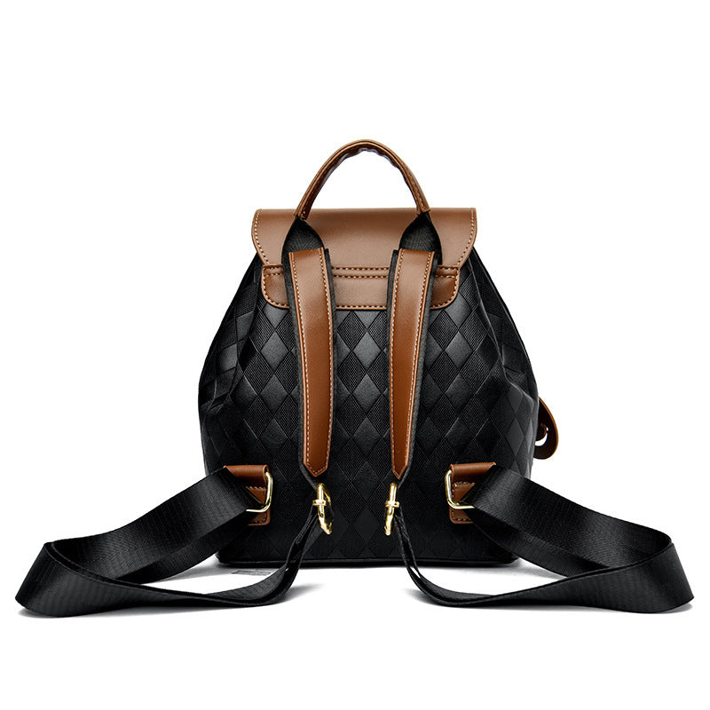 Trendy Multifunction Women's Leather Backpack