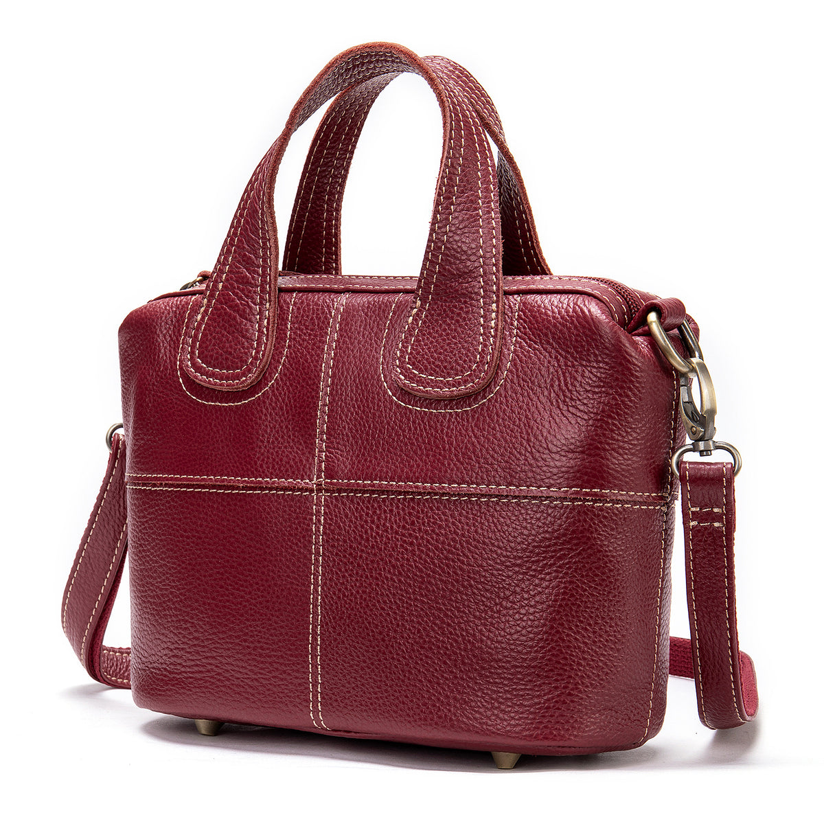 Ladies One Shoulder Leather Messenger Bag