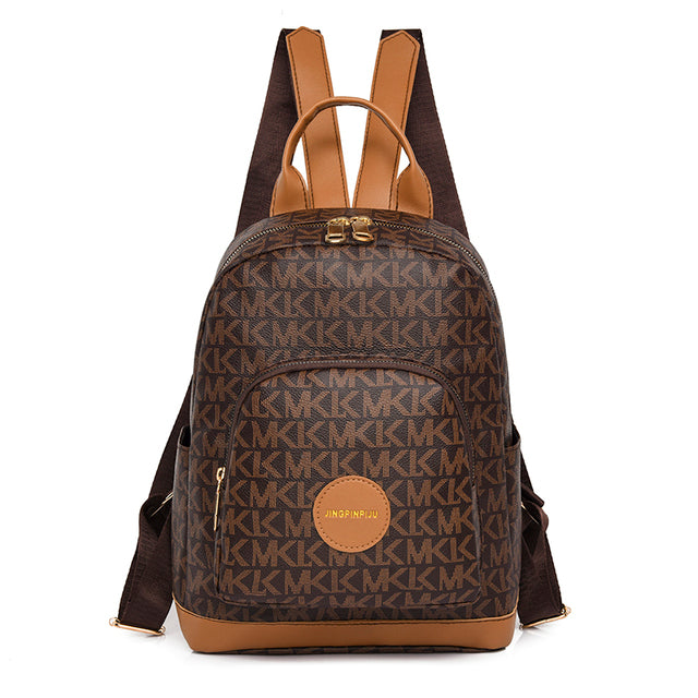 Retro Print Design Anti-Theft Large Capacity Backpack