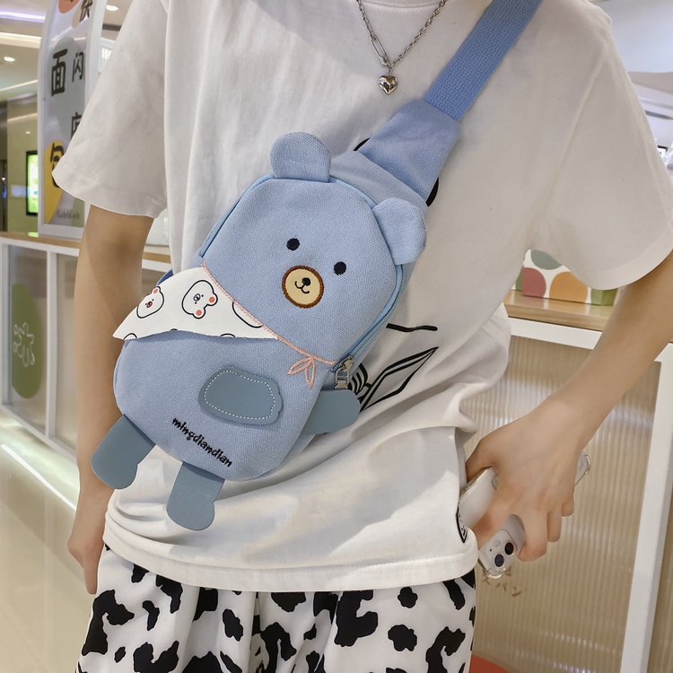 Funny Personality Canvas Messenger Shoulder Bag