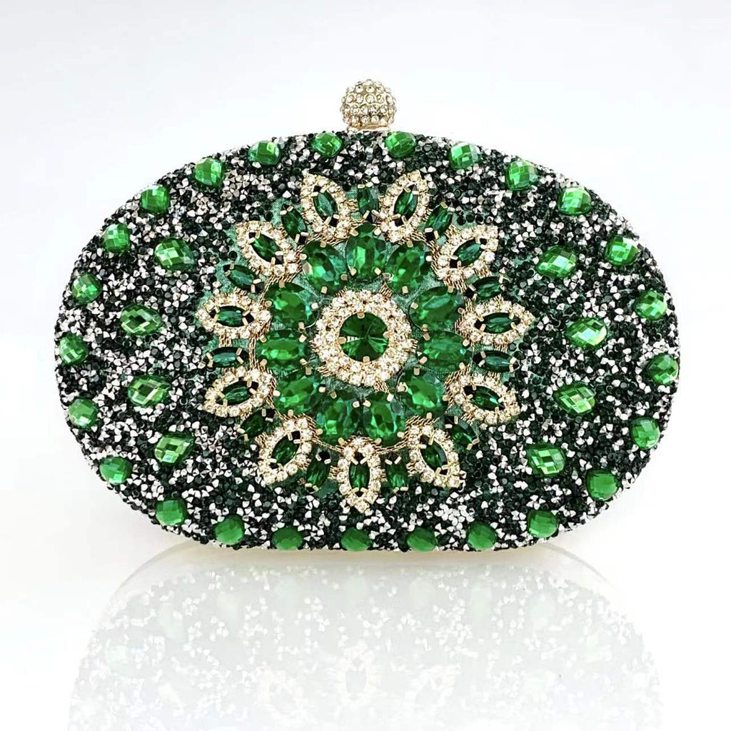 Sunflower Rhinestone Evening Bag, Clutch & Crossbody