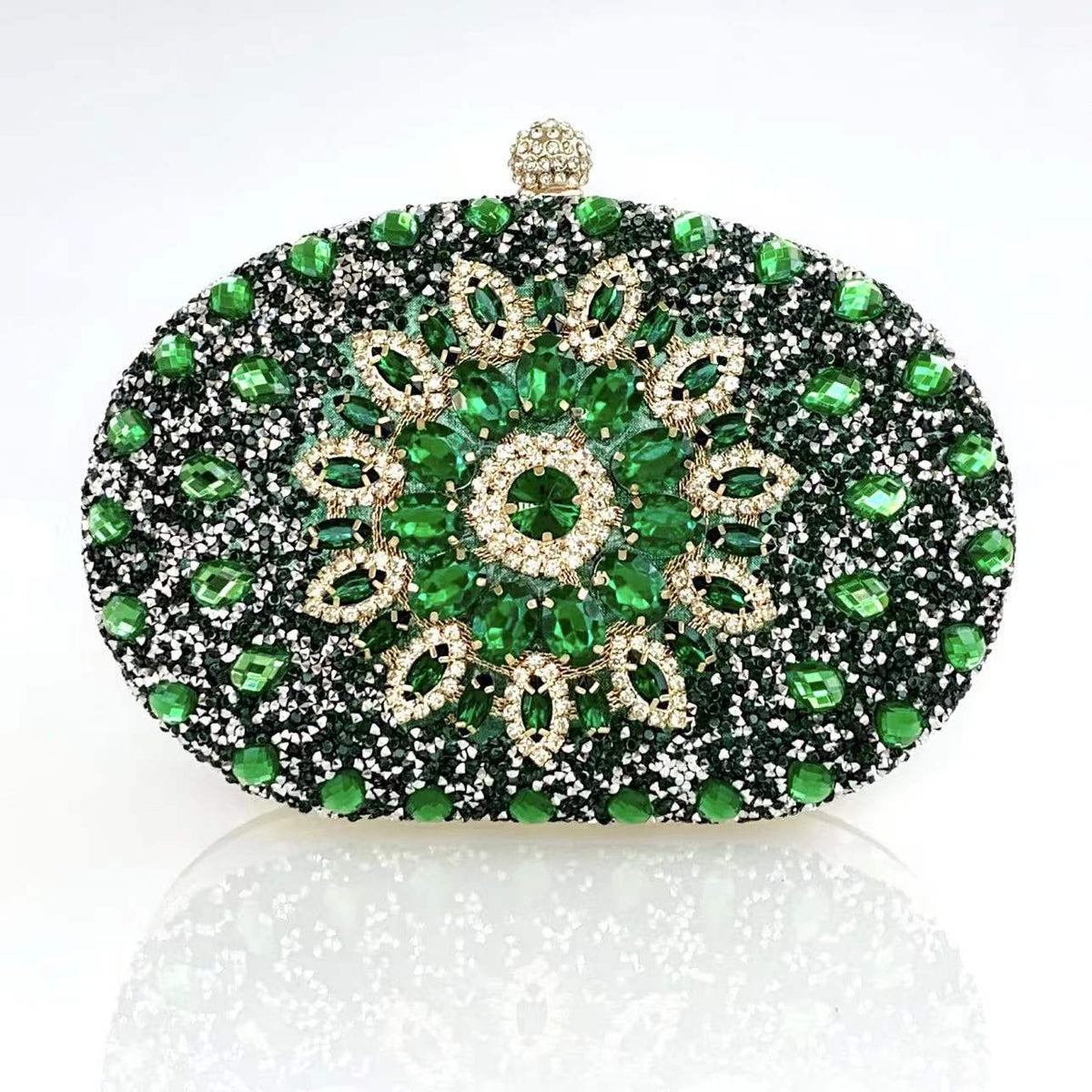 Sunflower Rhinestone Evening Bag, Clutch & Crossbody