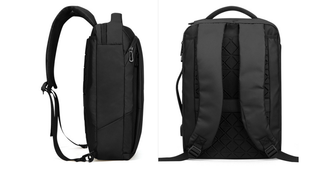 Large Capacity Anti-Theft Men's USB Charging Backpack