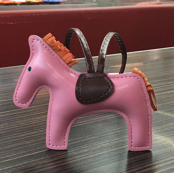 Handmade PU Leather Pony Keychain & Bag Charm