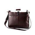 Men's Casual One Shoulder Messenger Bag in Leather
