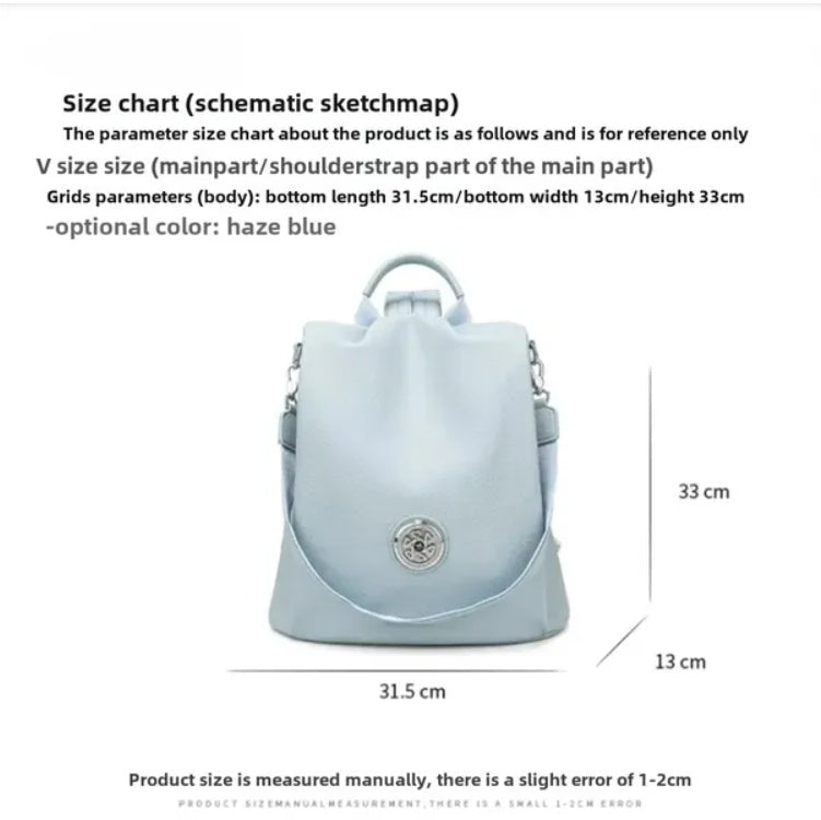 The New Seasonal Series Shoulder Bag — Haze Blue