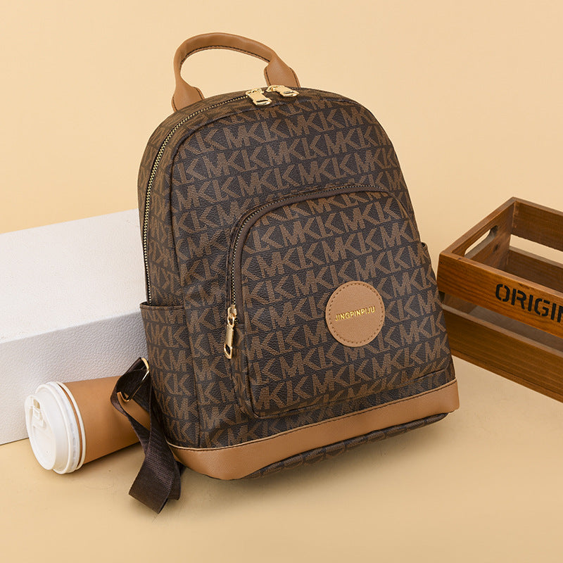 Retro Print Design Anti-Theft Large Capacity Backpack