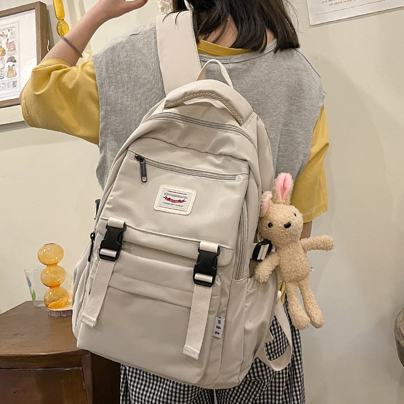 Waterproof Nylon Women's Backpack for School and Travel