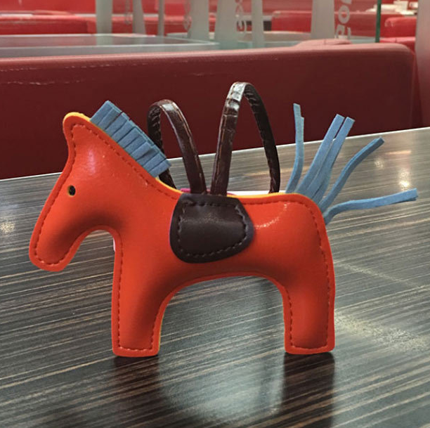 Handmade PU Leather Pony Keychain & Bag Charm