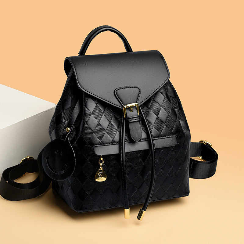 Trendy Multifunction Women's Leather Backpack