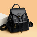 Trendy Multifunction Women's Leather Backpack