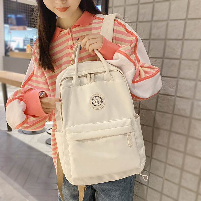 Waterproof Nylon Women Backpack for Travel and School